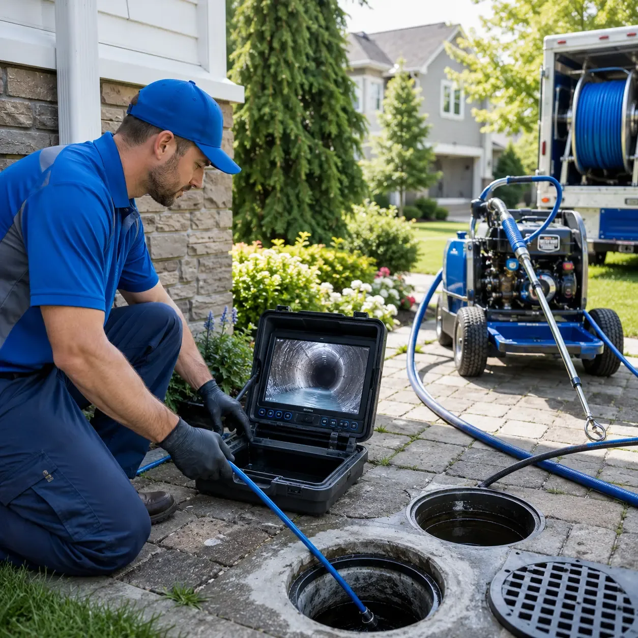 Outdoor drain cleaning professionals serving Moira, NY